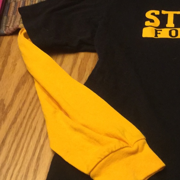 Reebok large 14-16 Steelers long sleeve t Shirt - Picture 2 of 4